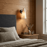Alina Opal Alabaster Wall Light, detail view 2