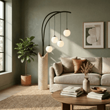 Alden Vista Acrylic Floor Lamp, detail view 2