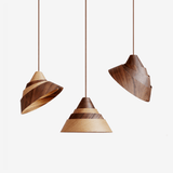 Pella Prism Wood Pendant Light by Maison Velume
