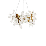 Elara Pine Glass Chandelier, detail view 12