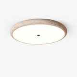 Niven Pine Travertine Ceiling Light by Maison Velume
