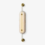 Auria Halo Alabaster Wall Light by Maison Velume