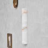 Amara Willow Alabaster Wall Light, detail view 54