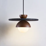 Elara Bay Travertine Pendant Light, detail view 8