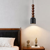 Vera Terra Travertine Pendant Light, detail view 3