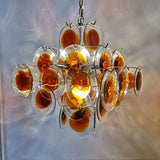 Jora Drift Glass Chandelier, detail view 3