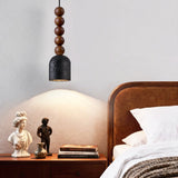 Vera Terra Travertine Pendant Light, detail view 2