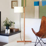 Evara Harbor Wood Floor Lamp, detail view 13