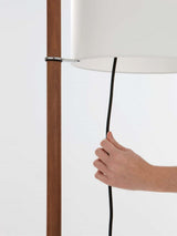 Evara Harbor Wood Floor Lamp, detail view 14