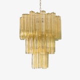 Rhea Quartz Glass Chandelier by Maison Velume