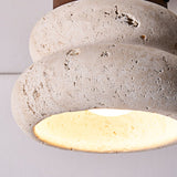Elara Loft Travertine Ceiling Light, detail view 4