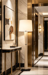 Calia Juniper Leather Floor Lamp, detail view 10