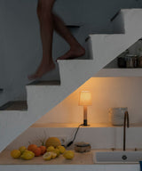 Celine Noir Wood Table Lamp, detail view 33