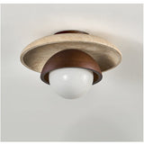 Jora Nest Travertine Ceiling Light, detail view 13