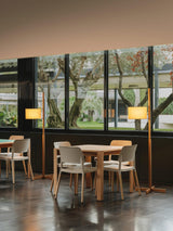 Evara Harbor Wood Floor Lamp, detail view 9