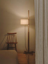 Evara Harbor Wood Floor Lamp, detail view 29
