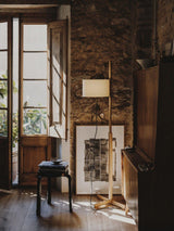Evara Harbor Wood Floor Lamp, detail view 11