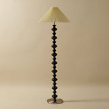 Alden Flint Wood Floor Lamp, detail view 3