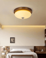 Riven Arc Glass Ceiling Light, detail view 5