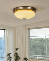 Riven Arc Glass Ceiling Light, detail view 6