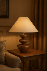 Auria Moss Wood Table Lamp, detail view 15