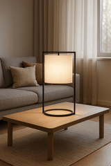 Amara Dune Fabric Table Lamp, detail view 2