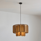 Oriel Wave Fabric Pendant Light, detail view 19