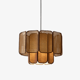 Oriel Wave Fabric Pendant Light by Maison Velume