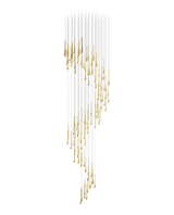 Jora Echo Glass Chandelier, detail view 22