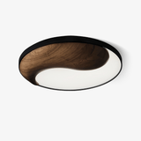 Evara Wave Wood Ceiling Light by Maison Velume