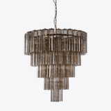 Riven Vale Glass Chandelier, detail view 4