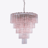 Riven Vale Glass Chandelier, detail view 6