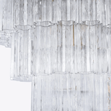 Riven Vale Glass Chandelier, detail view 7