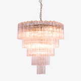 Riven Vale Glass Chandelier, detail view 8