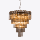 Riven Vale Glass Chandelier, detail view 10