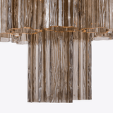 Riven Vale Glass Chandelier, detail view 15