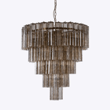 Riven Vale Glass Chandelier, detail view 17