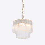 Solen Bloom Glass Chandelier, detail view 4