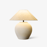 Solen Pearl Fabric Table Lamp by Maison Velume