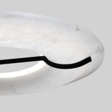Alden Lark Alabaster Chandelier, detail view 4