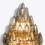 Orla Dune Glass Wall Light, detail view 24