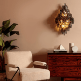 Orla Dune Glass Wall Light, detail view 7