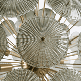 Clara Glow Glass Chandelier, detail view 6