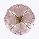 Clara Glow Glass Chandelier, detail view 11