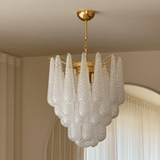 Mira Dune Glass Chandelier, detail view 2