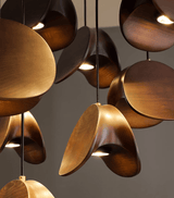 Vera Willow Wood Pendant Light, detail view 26