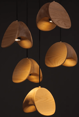 Vera Willow Wood Pendant Light, detail view 30