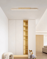 Wren Reed Travertine Ceiling Light, detail view 3