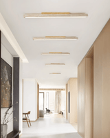 Wren Reed Travertine Ceiling Light, detail view 5