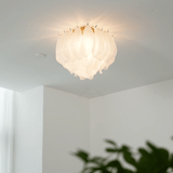 Amara Reed Glass Ceiling Light, detail view 2
